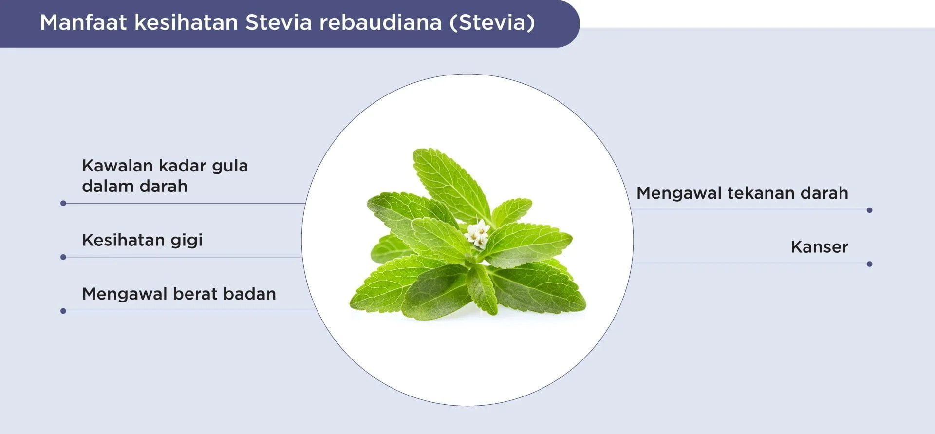 Benefits of stevia