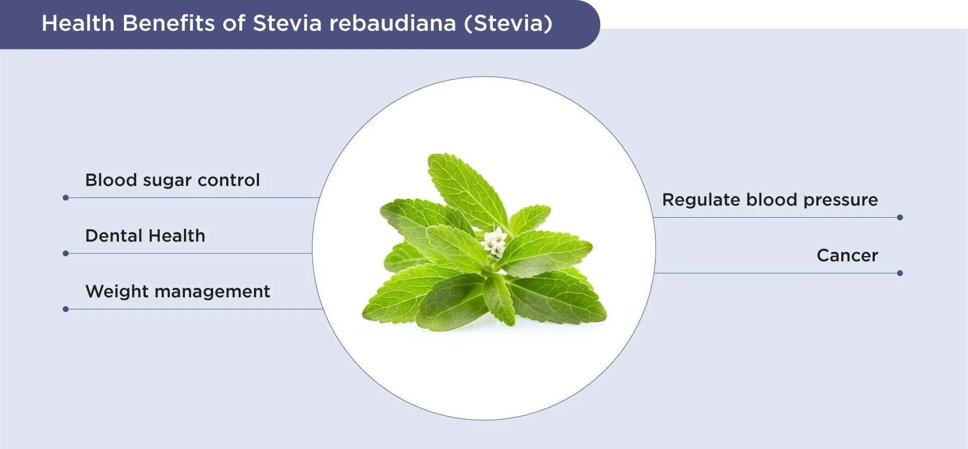 Benefits of stevia